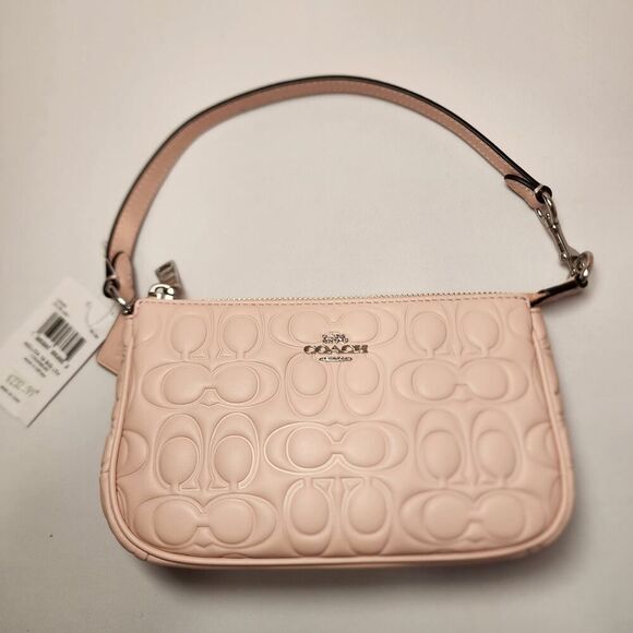 NWT Coach CZ456 Nolita 19 In Signature Leather Blush Pink - Picture 1 of 5